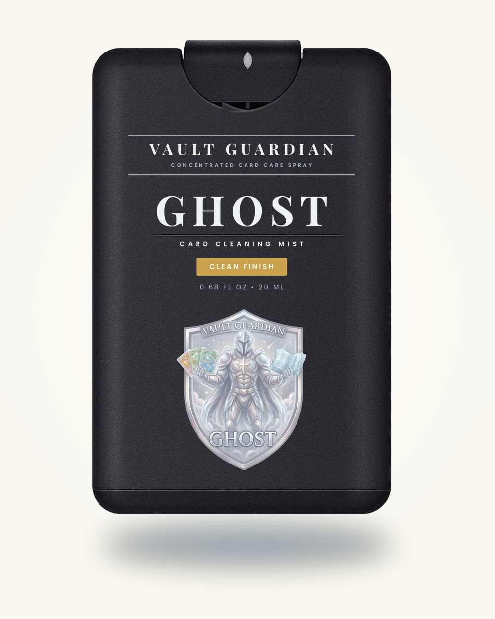 GHOST bottle on black